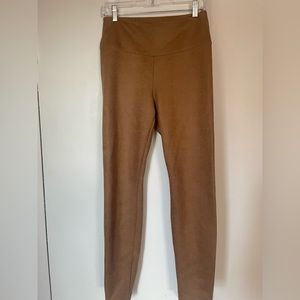 White House Black Market Runway Snakeskin Dark Tan Leggings - Size 6